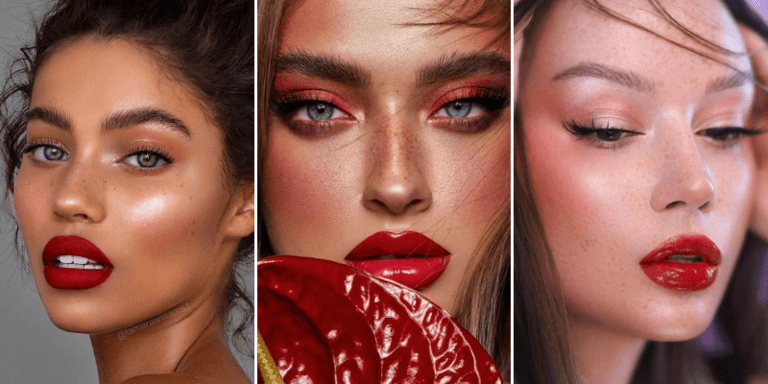 Biến hóa với kiểu makeup tone đỏ quyến rũ mùa lễ hội