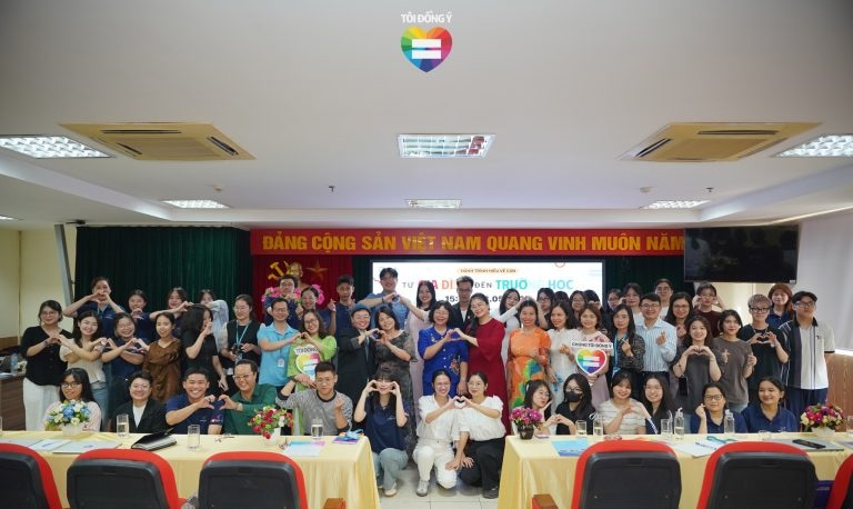 Ngày 8/5/2025, Khoa Giới và Phát triển Học viện phụ nữ cùng Tôi Đồng Ý tổ chức sự kiện “Hành trình Hiểu về con - Từ Gia đình tới Trường học”. Ảnh: Tôi Đồng Ý