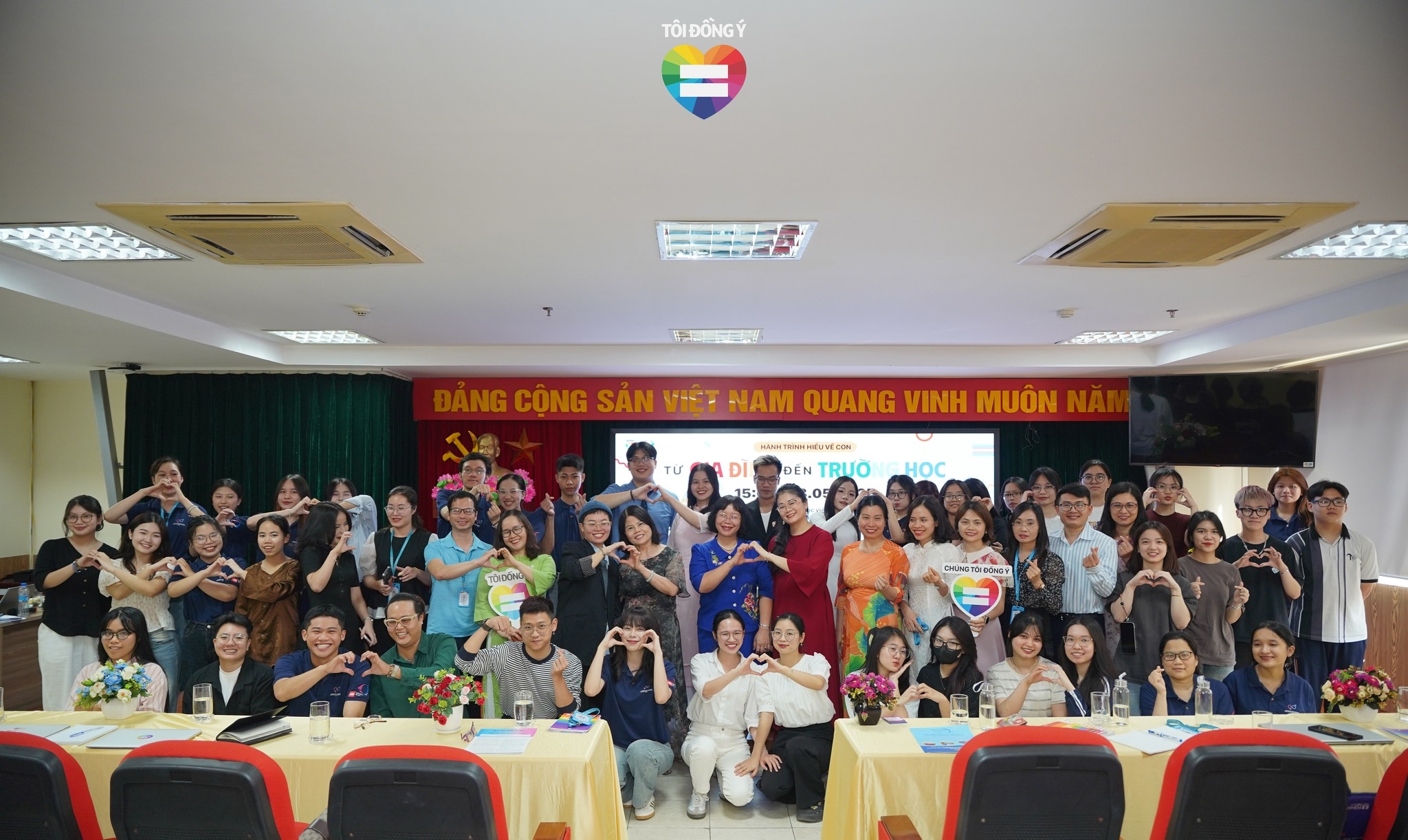 Ngày 8/5/2025, Khoa Giới và Phát triển Học viện phụ nữ cùng Tôi Đồng Ý tổ chức sự kiện “Hành trình Hiểu về con - Từ Gia đình tới Trường học”. Ảnh: Tôi Đồng Ý