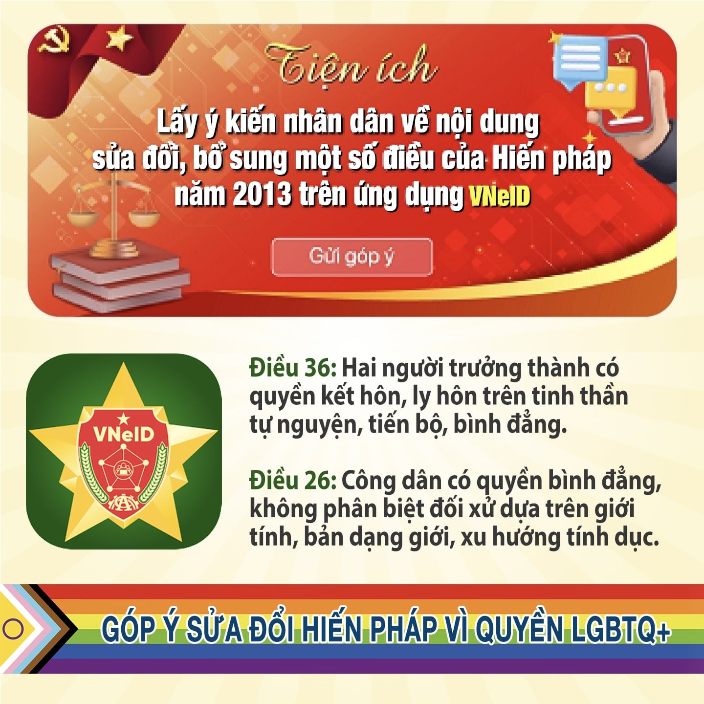 Cộng đồng LGBT đã đề xuất sửa đổi Hiến pháp 
