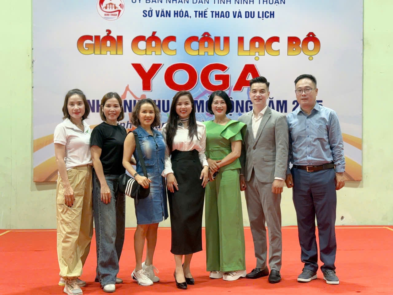 HLV Phó Kim Liên trong sự kiện yoga tại Ninh Thuận