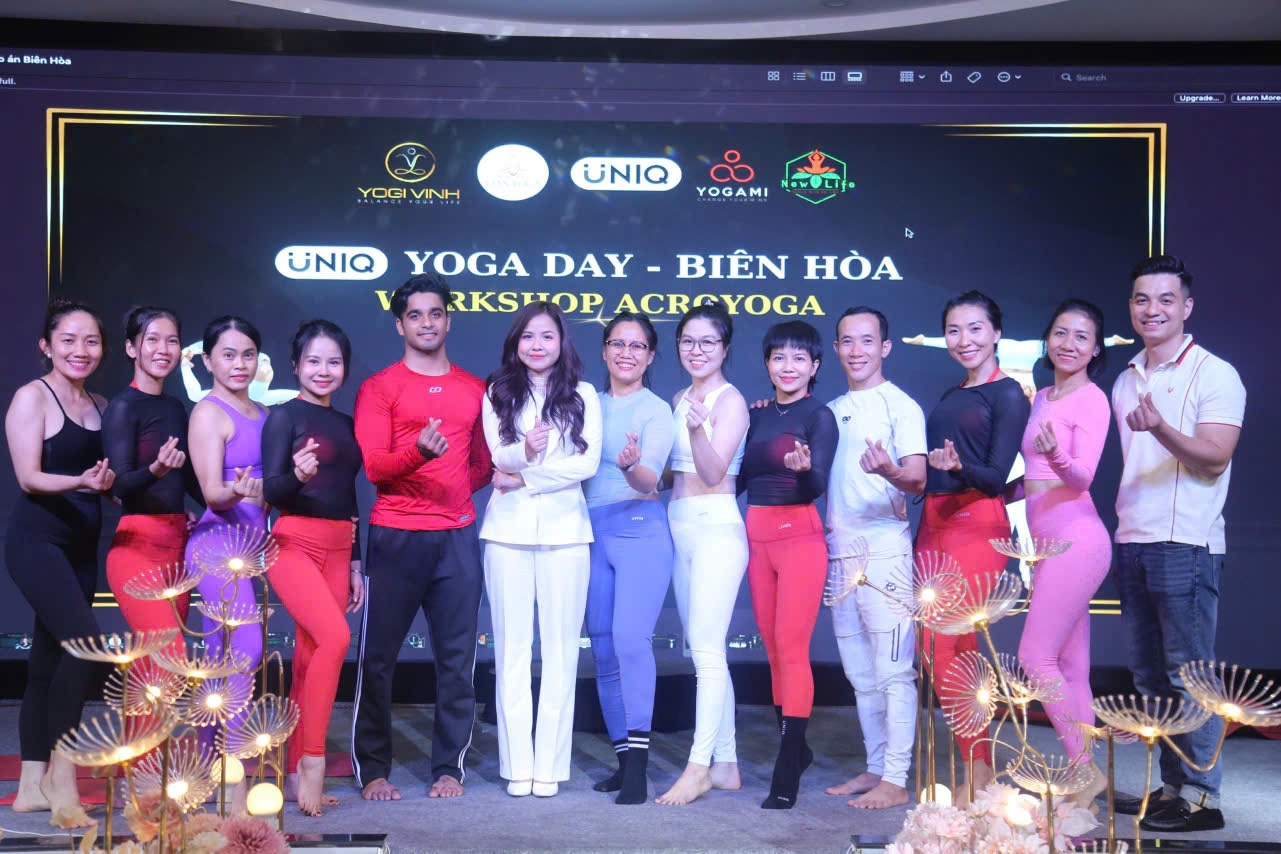 Yoga Day 01 tổ chức tại Biên Hòa