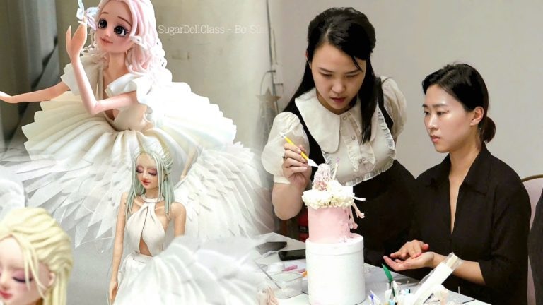 Ngọc Bơ Sữa và Sugar Doll – Khi búp bê trở thành những kiệt tác trên bánh