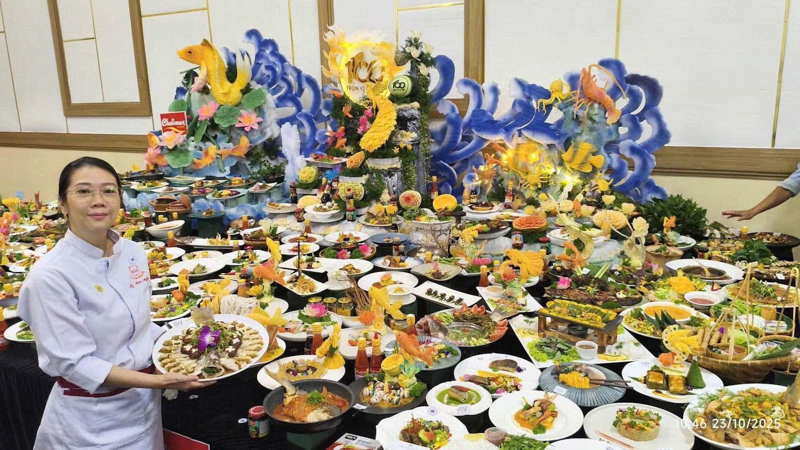 Chef Lý Kim Ngân - Ẩm Thực Hoàn Mỹ tham gia xác lập kỷ lục quảng bá  hơn 200 món cá từ hơn 100 loại cá Việt Nam