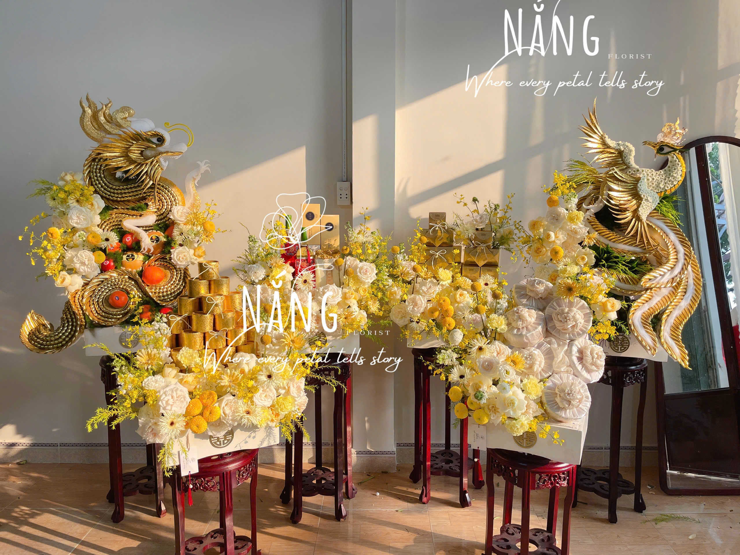 Tráp cưới của Hoa Nhà Nắng sự giao hòa giữa truyền thống và hiện đại