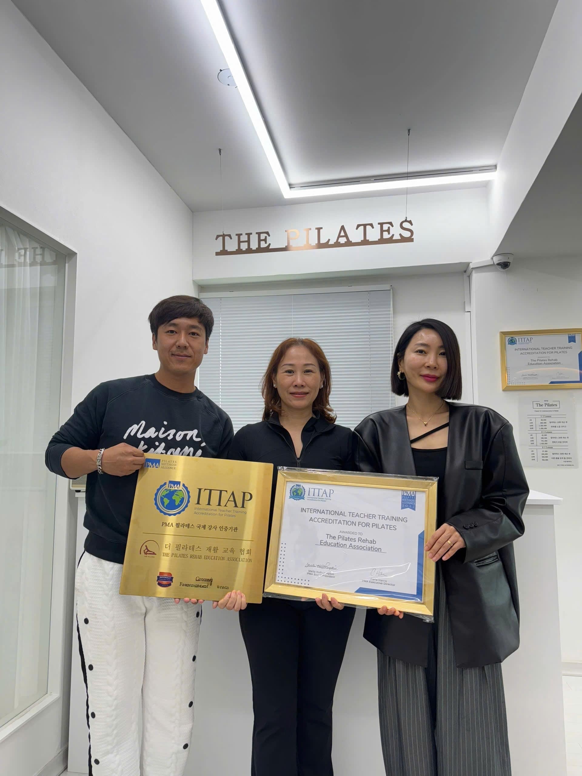 Jane Hạnh và chứng nhận Master Pilates của The Pilates Rehab Education Association Hàn Quốc