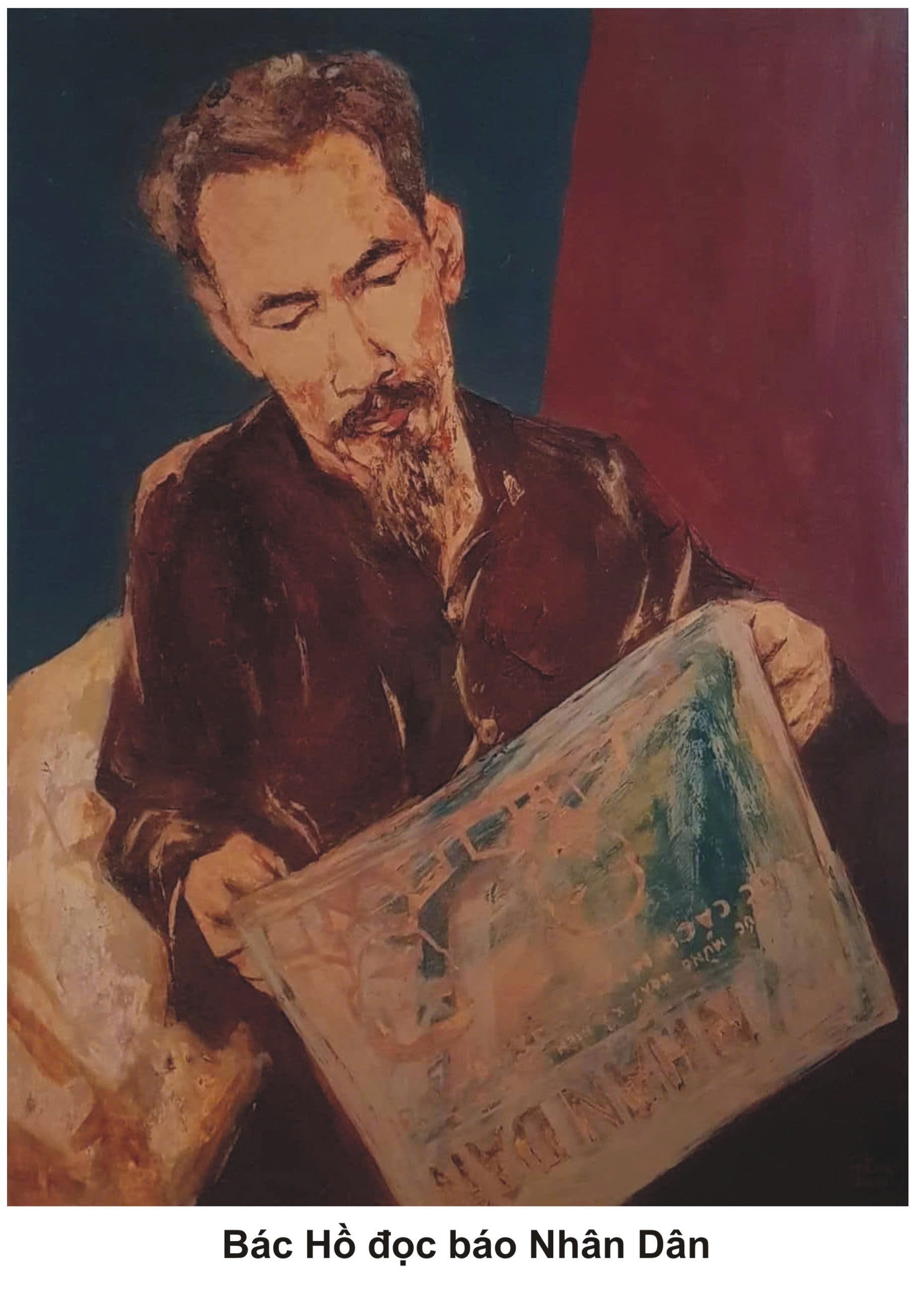 Chuỗi tác phẩm của Đỗ Văn Tăng thể hiện cảm xúc và sự trân trọng dành cho Bác.