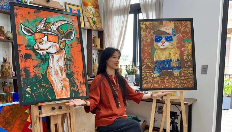 Họa sĩ Hương Bộp: Khi lòng can đảm trở thành nét cọ đầu tiên của hành trình nghệ thuật