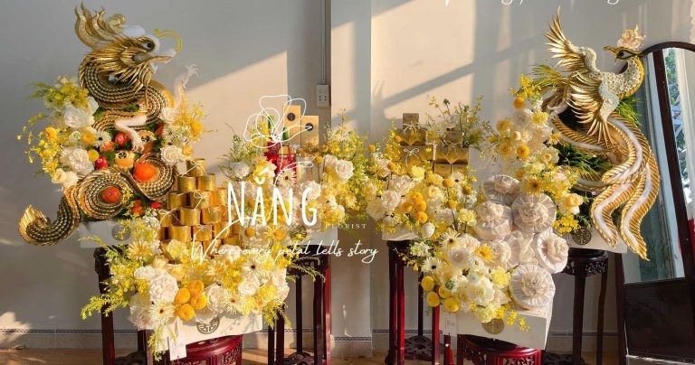 Tráp cưới của Hoa Nhà Nắng sự giao hòa giữa truyền thống và hiện đại