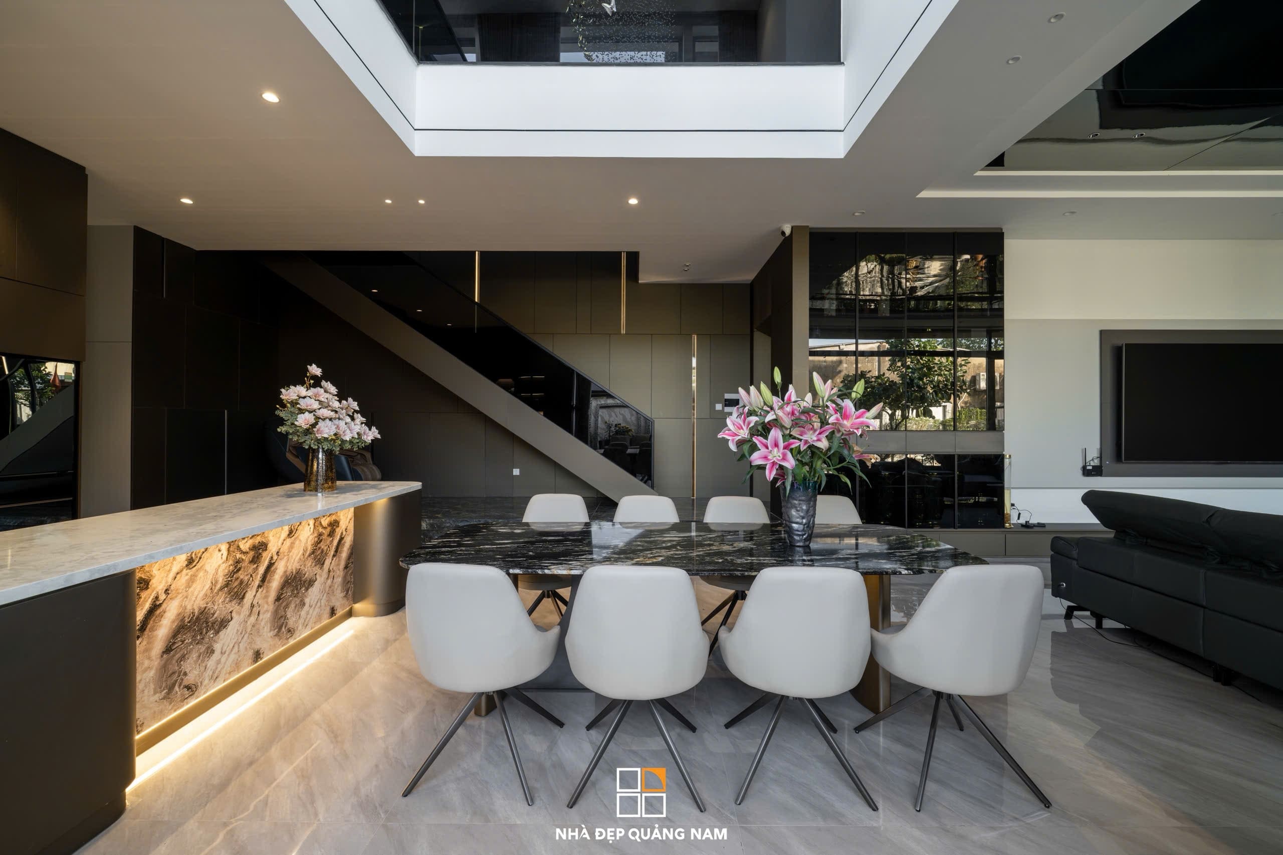 Ảnh thi công thực tế công trình TH VILLA